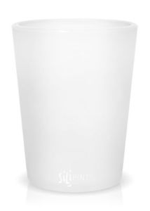 SILIPINT Unbreakable Silicone Drinkware Frosty White 8-Ounce