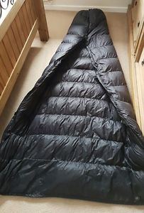 Jack R Better no sniveller  lightweight down sleeping quilt.