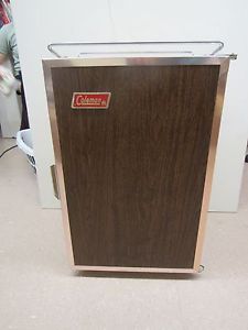 Coleman Convertible Upright Metal Ice Chest Cooler RV Refrigerator never used