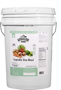 Augason Farms Vegetable Stew Blend 6-gallon Pail