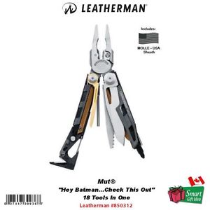Leatherman MUT, Tactical Multi-Tool, w/Black Molle USA Sheath, Wrench #850312