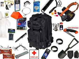 Survival kit backpack Camping Hiking Emergency Gear bugout preparedness G