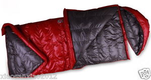 Brillante aspecto mojado Sacos de dormir Edredón 600g Plumón Relleno