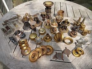 Old stock large lot of vintage camp stoves spare parts burner heads used&unused