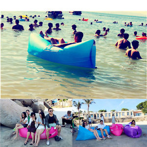 10PCS Outdoor Home Portable Fast Inflatable Air Sofa Sleeping Bag Lazy Sofa Bed