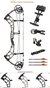 New 2016 Bear Archery Escape 55-70# RH Compound Bow Package Sand