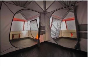 Ozark Trail 12 Person 3 Room L-Shaped Instant Cabin Tent