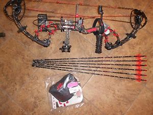 NEW 2016 PSE Inertia bow pkg  RH  60-70#  24.5-30" Skulworks 2 w/arrows
