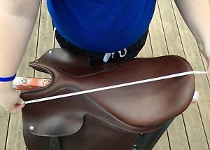22" Whitman Saddleseat Saddle w/ Adj Stirrup Bars Deep Seat, Stirrups Included