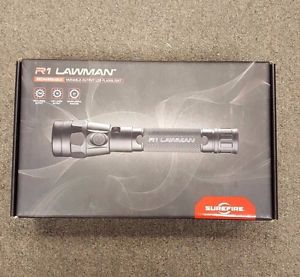 Surefire R1 Lawman Rechargeable Variable Output LED Black Flashlight - R1-A-BK