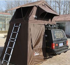 Sahara Roof Top Tent with Annex - Brown - 420D - 210cm L x 140cm W - PRESALE