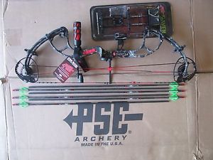 NEW PSE 2016 INERTIA PKG BOW, SKULLWORKS 2 CAMO, RH, 70LB, 24.5" TO 30" DL