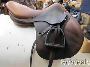 Antares 18" Short Flap Jumping Close Contact Saddle & Fittings Lightly Used