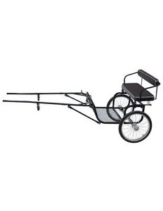 Tough-1 Driving Cart Easy Entry Enamel Finish Seat Arab Black 74-9983