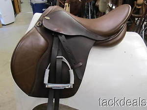 JC Jorge Canaves Berlin All Purpose Saddle 16 1/2" Extra Wide Tree Lightly Used