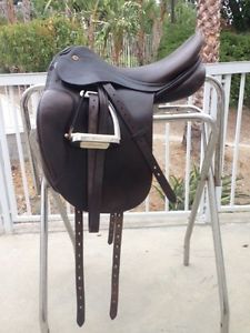 Prestige Top Dressage Saddle ~ Dark Brown ~ 16 inches
