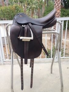 Prestige Top Dressage Saddle ~ Dark Brown ~ 16 inches