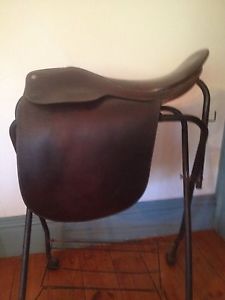 SHIVLEY 2000 ADJUSTABLE Bar ENGLISH Lane Fox CUTBACK Saddleseat SADDLE 22'