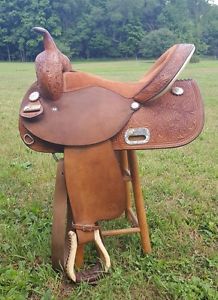 15" Circle Y NBHA barrel saddle