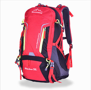 50L Mochila Deporte Exterior Nuevo Estilo Viaje Hombros Bolso Grado Superior