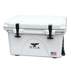 26QT White Heavy Duty Cooler Orca Ice Chests ORCW026 040232017087