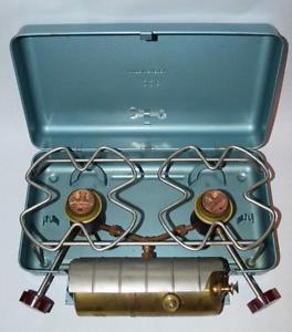 Optimus 22B Double Burner Camp Stove - Nice Used Condition - Untested - Sweden