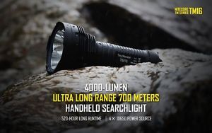 Nitecore TM16 Tiny Monster QuadRay XM-L2 mit 4000 Lumen Ultra Long Range