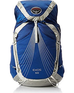 Osprey Packs Exos 58 Backpack, Pacific Blue, Medium