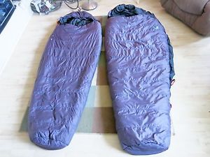 LOT OF 2 AN ORIGINAL SIERRA DESIGNS SLEEPING BAGS ADULT SIZE PURPLE