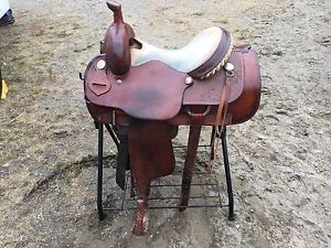 15" K Bar S Custom saddlery SQHB Western Saddle