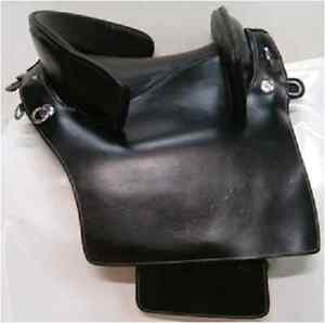 NEW LATEST COMPARA LEATHER SADDLE BLACK WITH TACK SET ACESSORIES 16 17 18