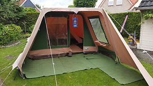 Dutch Canvas Tent: Vrijbuiter Stormvogel 4 man. excellent condition.