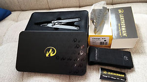 NEW Leatherman Military Black Charge XTi Titanium Multi-Tool Molle Sheath Rare