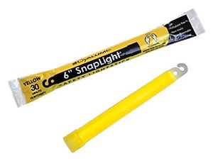 Cyalume SnapLight Industrial Grade Chemical Light Sticks, Yellow, High 6" Long,