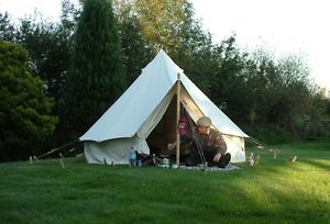 Canvas Bell Tent - Hand made by Albion Canvas, Totnes, England