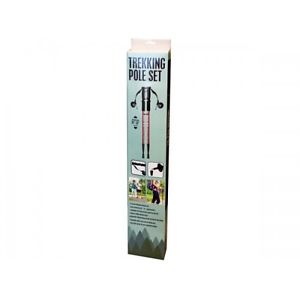 Set of Four Aluminum Trekking Pole Set with Compass