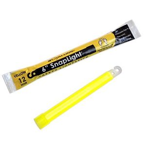 Cyalume SnapLight Industrial Grade Chemical Light Sticks, Yellow, 6" Long, 12 of