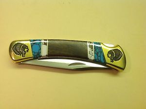 Buck - Brain Yellowhorse Mod. 110 Custom Taschenmesser