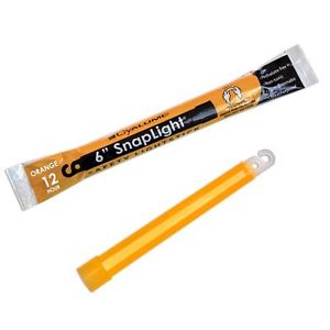 Cyalume SnapLight Industrial Grade Chemical Light Sticks, Orange, 6" Long, 12 of