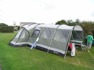 Outwell Montana 6 Large 6 Man Person Family Tent + Extension *Needs Some Repairs