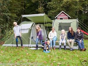 Tienda de Campaña Familiar 5 personas Camping 505 x 370 x 210 cm Acampada