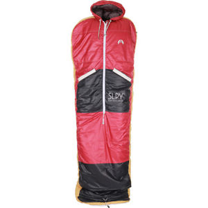 Slpy The New Wearable Sleeping Bag - Unisex Adventure Gear Black On Red