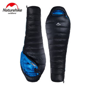 Camping Hiking Travel -10℃-20℃ Waterproof Mummy White Duck Down Sleeping Bag