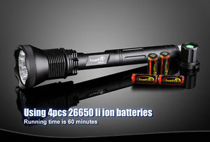 TrustFire AK-91 18000LM 15*CREE LED Torch + 4pcs 26650 5000mAh Li-ion Battery