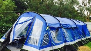 Hi Gear Frontier 6 - Tent with carpet, footprint and porch