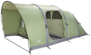 Vango Capri 400 Airbeam Tent, Herbal, 2015 Refurbished Model (G07AR)
