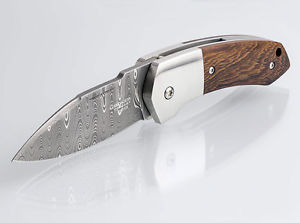 BÖKER Manufaktur Damast Jahresmesser 2013 limit. Gentlemanfolder Wüsteneisenholz