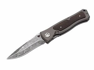 BÖKER Manufaktur Leopard-Damast II Sammlermesser Kanonenrohrstahl Leopard Panzer