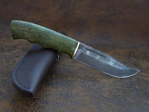 BULAT CUSTOM  Jagdmesser Zlatoust Messer Wootz-Stahl Schmelzdamast Bulat-Stahl