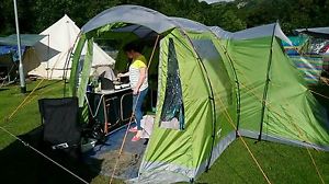 Vango icarus 400 tent with porch and footprint